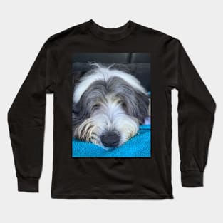 Bearded Collie - Chilled, Calm and Cute Beardie Long Sleeve T-Shirt